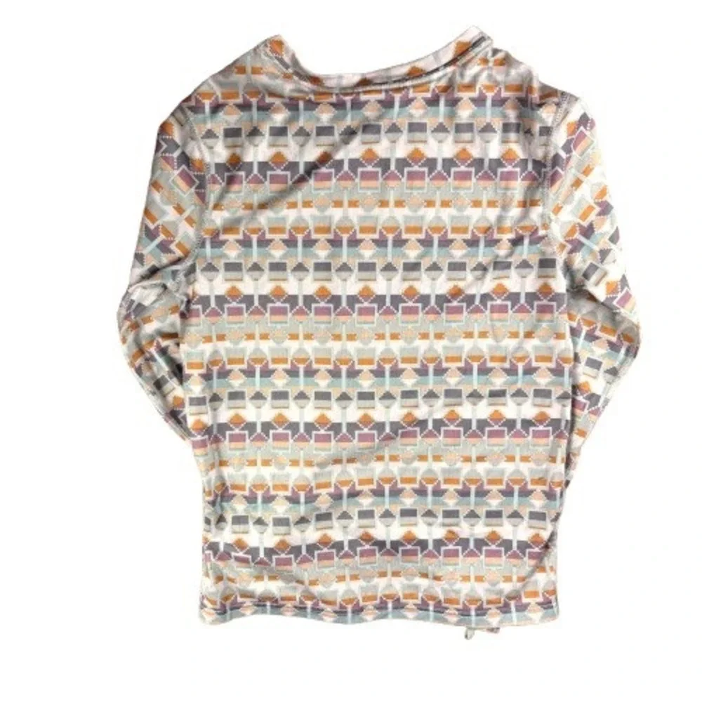 Patagonia Kids Capilene Baselayer Set Geometric Print Thermal PJs Size Small